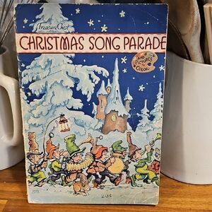 1938 Treasure Chest "Christmas Song Parade" Children's Song Book